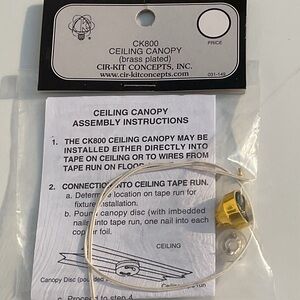 Brass Plated Ceiling Canopy